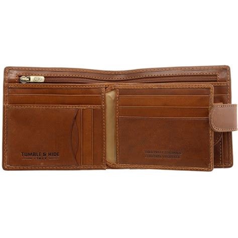 Wallet with coin pocket & tab 